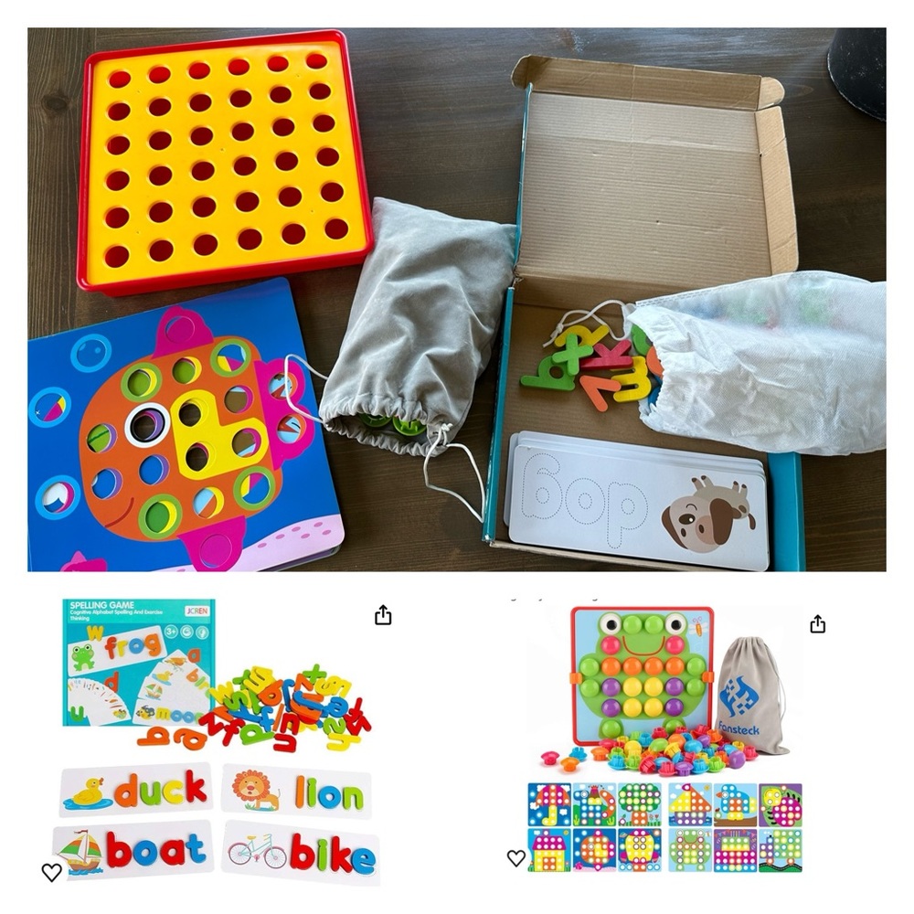 Dot Art & Spelling Activities